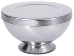 2x Contacto Eisbombenform Aus Edelstahl, Zweiteilig, Mit Fuß Und Deckel, Durchmesser: 12 Cm, Höhe: 8 Cm -Küchenutensilien Verkäufe 1ba0a147 50d6 499f 8b0f 7403a2012a83