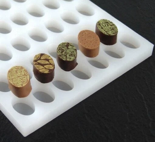 Silikonform Für Pralinen, Rechteck – Bild 2