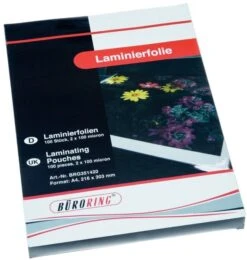 Büroring Laminierfolie A4, 100 Mikron, 1 Packung = 100 Stück