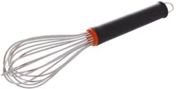 Schneider® Schneider - Rührbesen 16 Drähte Edelstahl 250 Mm, Griff Nylon PP Schwarz Mit Aufhänger
