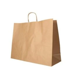 PAPSTAR 25 Tragetaschen, Papier 40 Cm X 32 Cm X 12 Cm Braun Mit Gedrehtem Tragegriff -Küchenutensilien Verkäufe 0d5e3806 7247 45e0 948c 7cb39cf16b7b 1