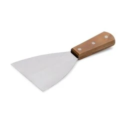 WAS Germany - Spachtel Mit Holzgriff, 21 Cm, Edelstahl (7030100)