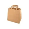 PAPSTAR 400 Tragetaschen, Papier 25 Cm X 26 Cm X 17 Cm Braun Mit Tragegriff