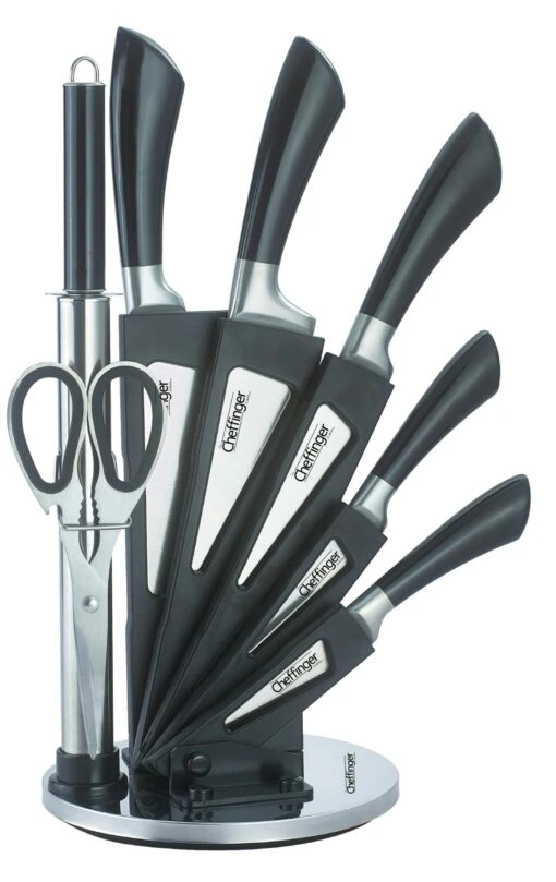 Trendmax 8-teiliges Profi Messer-Set Messerblock Sehr Hochwertiges SelbstschärfenMesser Küchenmesser – Bild 3