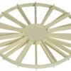 5x Contacto Tortenteiler. Cremefarbenes Polypropylen. Höhe: 2.5 Cm. Durchmesser: 26.5 Cm. Segmente: 12 / 16 -Küchenutensilien Verkäufe 122021e5 7a8c 4719 96ad e5b4af1ce137 1