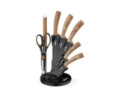 Trendmax 8-teiliges Profi Messer-Set Messerblock Sehr Hochwertiges SelbstschärfenMesser Küchenmesser