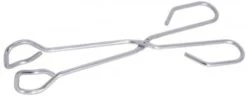 3x Grillzange Aus Edelstahl 18/10, Materialstärke 5 Mm, Greiffläche Geriffelt,