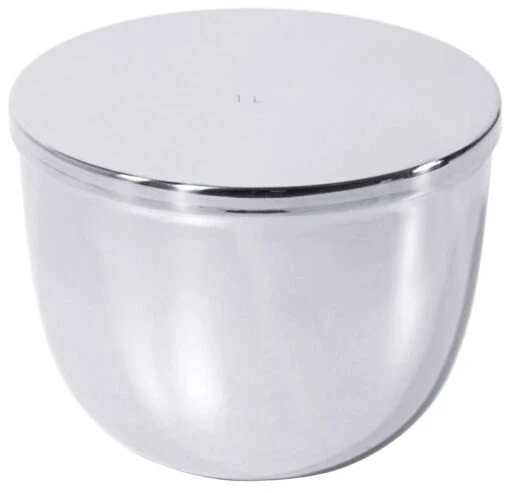 2x Contacto Cassata-Eisform Mit Deckel, Edelstahl, Portionsgröße: 0,5 L, Durchmesser Maximal: 9,5 Cm, Höhe: 8,5 Cm – Bild 3