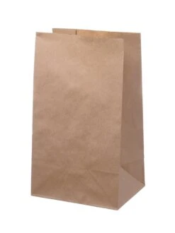 Blockbodenbeutel Papiertasche Braun 18x30cm