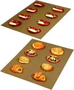 20 Stück Backtrennfolie EN-Maß 60 X 40 Cm - 220g/m² - Glasfasergewebe