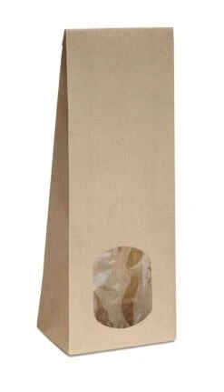 10x Blockbodenbeutel Mit Ovalem Sichtfenster - 100g/250g/500g - 7 X 4 X 20,5cm - Papiertüten Bodenbeutel Geschenktüte Kraftpapier (100g - Ov. F.) -Küchenutensilien Verkäufe 59e6edd2 7d40 4a87 8b0b 3059f4be7948