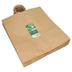 PAPSTAR 25 Tragetaschen, Papier 41 Cm X 35 Cm X 14 Cm Braun Mit Gedrehtem Tragegriff -Küchenutensilien Verkäufe 5fcaa5c6 0ede 48f8 9d06 17286f8ceaf2