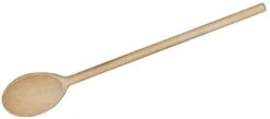 33x Contacto Holzkochlöffel, Oval, Buchenholz, Löffelmaß: 8 Cm X 5,5 Cm, Gesamtlänge: 35 Cm