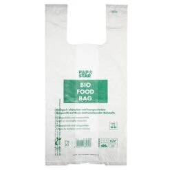 PAPSTAR 100 Hemdchen-Tragetaschen, Bio-Folie 47 Cm X 22 Cm X 13 Cm Transparent Knotenbeutel Auf Rolle -Küchenutensilien Verkäufe 67e46a99 1e12 46fc aa06 56d30d5612f4 1