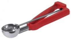 2x Contacto Portionierer, Edelstahl, Griff Aus Nylon, Durchmesser: 52 Mm, Länge: 23,5 Cm, Farbe: Rot