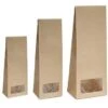10x Blockbodenbeutel Ohne Sichtfenster - 500g - Größe 10,5 X 6 X 29cm Papiertüten Bodenbeutel Geschenktüte Papierbeutel Tütchen (500g – Ohne Fenster) -Küchenutensilien Verkäufe 92f2ecca 909b 4df9 906f f61beed2ea65 1