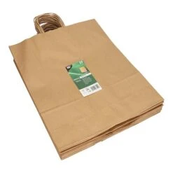 PAPSTAR 25 Tragetaschen, Papier 40 Cm X 32 Cm X 12 Cm Braun Mit Gedrehtem Tragegriff -Küchenutensilien Verkäufe 9397a492 4bbb 48d7 ba98 74533f7e2bd4