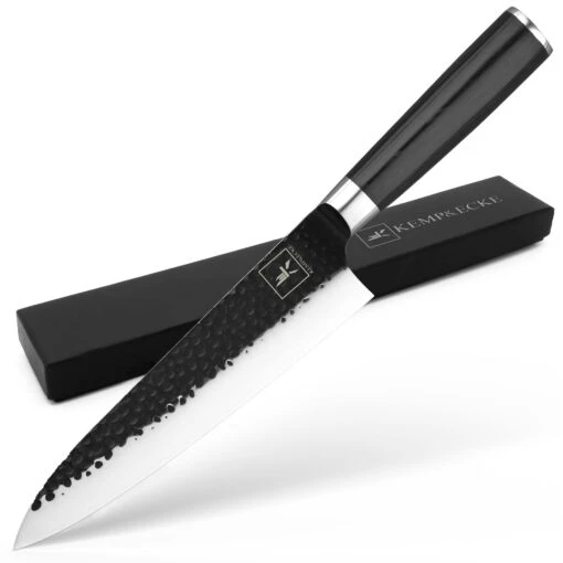 2x Küchenmesser Klinge Aus Chrom-Molybdän- Vanadium (x50CrMoV15), Griff Aus Hartem Megol®- – Bild 6