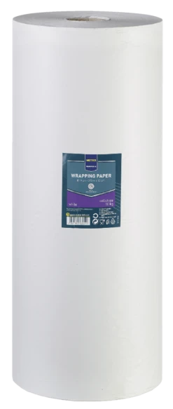 METRO Professional Einschlagpapierrolle, Zellstoff, Ø 19 X 50 Cm, 5.7 M Lang, Weiß