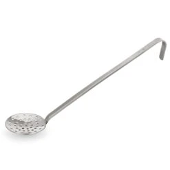 WAS Germany - Schaumlöffel Kitchen Tool 2085, Ø 12 Cm, 35 Cm, Perforation Ø 4 Mm, Chromnickelstahl (2090120)