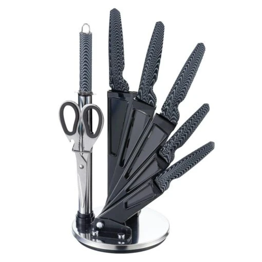Trendmax 8-teiliges Profi Messer-Set Messerblock Sehr Hochwertiges SelbstschärfenMesser Küchenmesser – Bild 2