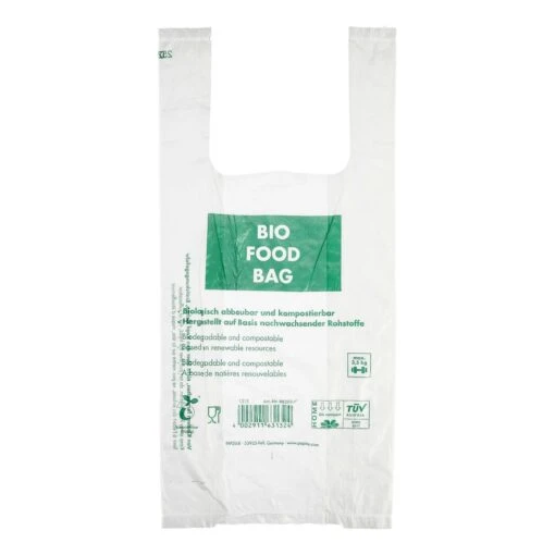 100x Hemdchentragetaschen Knotenbeutel BIO-Folie 14my Transparent 55x28cm – Bild 3