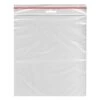 1000x Schnellverschlussbeutel 250 X 350 Mm Mit Eurolochung Farbstreifen Rot