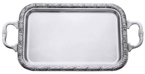 Contacto Tablett, Rechteckig 43 Cm, Mit Griffen