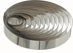 1 X SCHNEIDER Tortenring Edelstahl 120 X 60 Mm