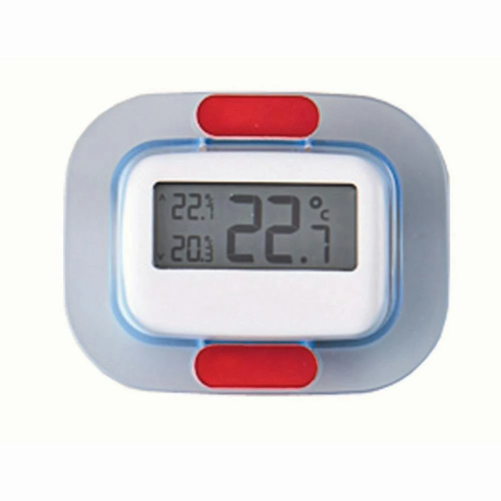 Funk-Wanduhr Schwarz Digital – Bild 4