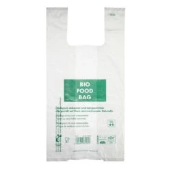 100x Hemdchentragetaschen Knotenbeutel BIO-Folie 14my Transparent 55x28cm